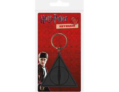 Kľúčenka gumová Harry Potter Deathly Hallows