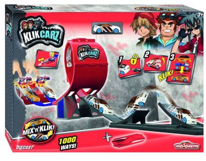 Majorette Klikcarz KlikN Race Double Track Set