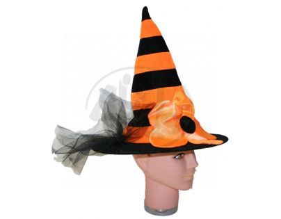 Klobouk Halloween s mašlí - dospělý