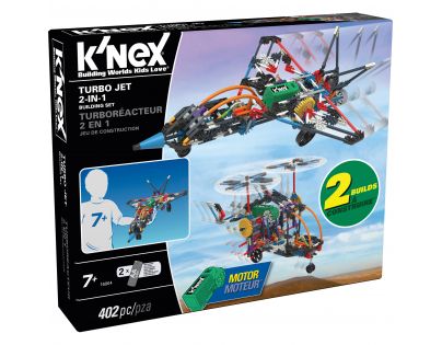 KNEX Lietadlo Turbo Jet 2 v 1