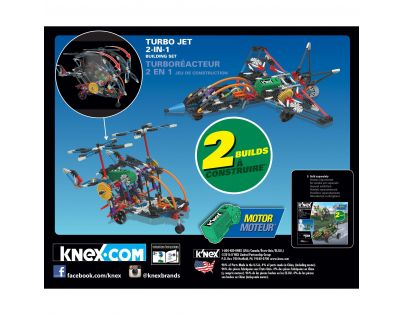 KNEX Lietadlo Turbo Jet 2 v 1