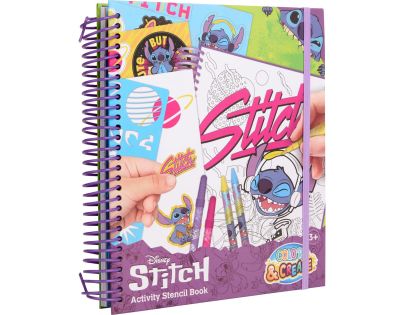 Kniha omaľovánok a aktivít Stitch