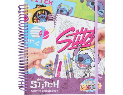 Kniha omaľovánok a aktivít Stitch