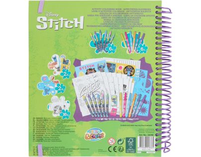 Kniha omaľovánok a aktivít Stitch