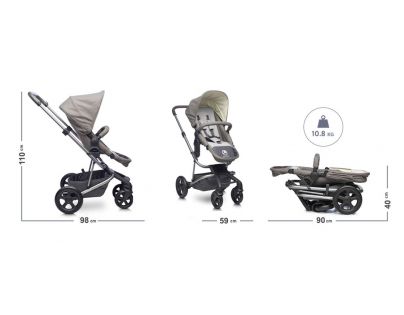 Kočárek sportovní Harvey All Black Easywalker