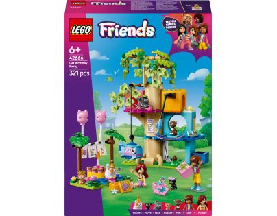 LEGO® Friends 42666 Mačacia narodeninová oslava a domček na strome