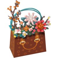 KOCO Stavebnica mini KOCO Kvetina v kabelke plast 2