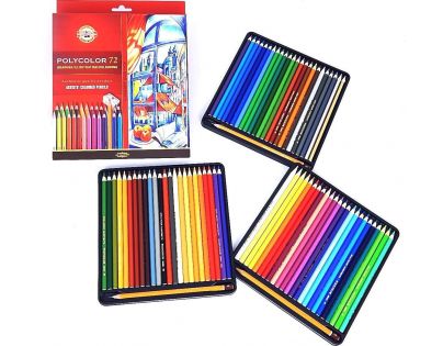 Koh-i-noor Sada pasteliek umeleckých Polycolor 72 ks
