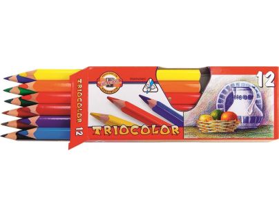 Koh-i-noor Sada trojbokých pasteliek 12 ks 10,4 mm
