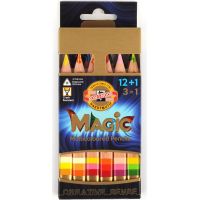 Koh-i-noor sada trojbokých pasteliek Magic 3404 N 12 + 1 ks FSC certifikát 2