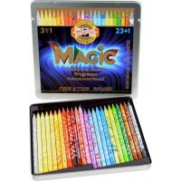 Koh-i-noor Sada ceruziek pastelových v laku Magic 23+1 ks