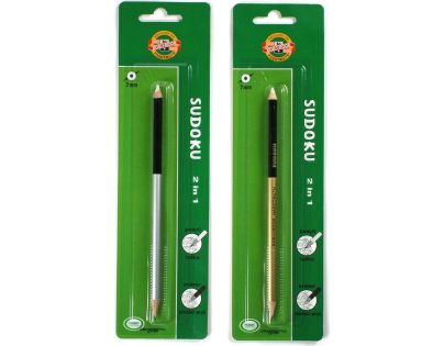 Koh-i-noor Sada ceruziek grafitových s gumou Sudoku