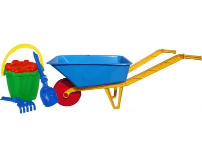 Toy Detský fúrik na piesok plastový veľký s príslušenstvom