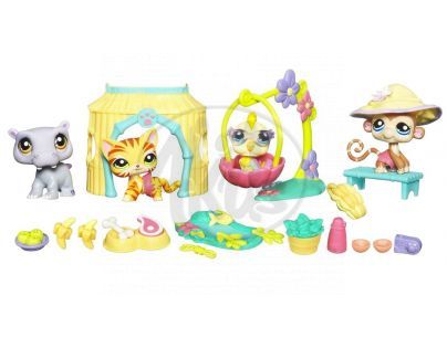 Kolekce zvířatek a spousta doplňků Littlest Pet Shop 28978