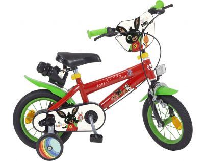 Toimsu Bicykel detský Bing zelenočervený 12 s fliašou
