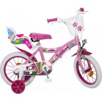 Toimsu Bicykel detské Fantasy ružovobiele 14