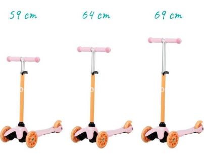 Qkids Kolobežka Lumis LED oranžová
