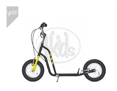 Koloběžka Tidit 12"/12" Black/Yellow