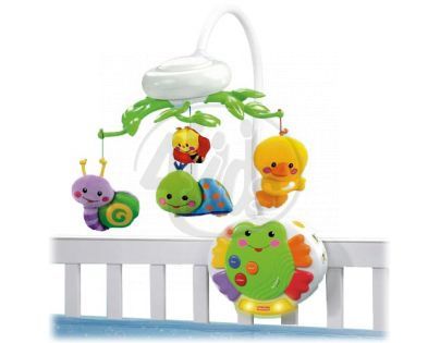 Fisher Price M9970 - Kolotoč nad postýlku reagující na dětský pláč