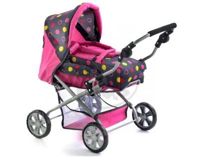 Bayer Chic 2000 55724 - Kočárek pro panenky PICCOLINA - Funny pink