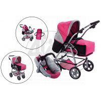 Kočárek ROYAL a autosedačka pro panenky 30 2