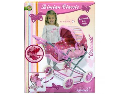 Dimian 642159 - Kočárek pro panenky Vancouver (medvídek)