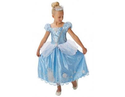 Kostým  Disney Popoluška s trblietavými ozdobami a korunkou veľkosť M