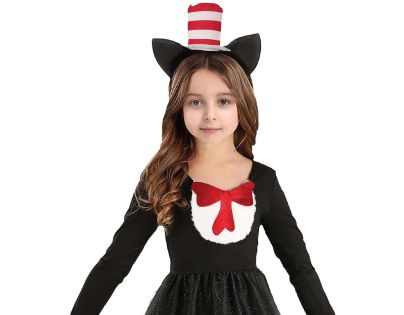 Kostým Čierna mačička 110-120 cm
