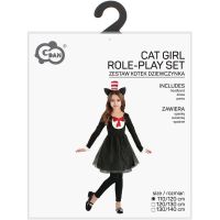 Kostým Čierna mačička 110-120 cm 4