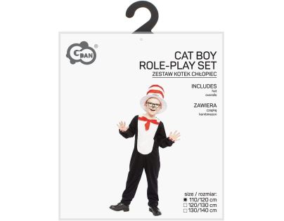 Kostým Čierny kocúr chlapčenský 130-140 cm