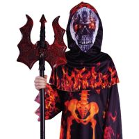 Kostým Diabol s kapucňou chlapčenskou 110-120 cm 2