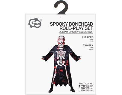 Kostým Kostlivec s maskou chlapčenskou 110-120 cm