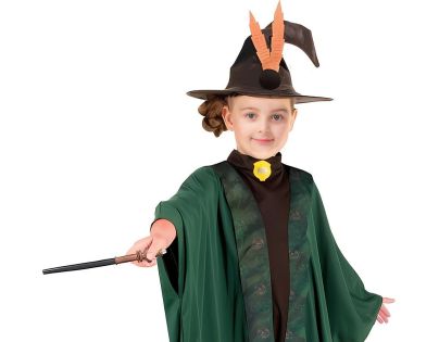 Kostým Kúzelník-Kúzelníčka zelený 130-140 cm