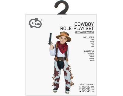Kostým Kovboj 130-140 cm