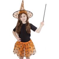 Rappa Kostým Sukňa Tutu Halloween s klobúkom 2