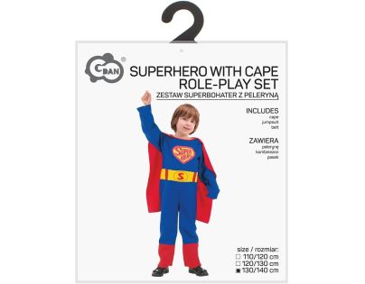Kostým Superhrdina veľkosť 130-140 cm