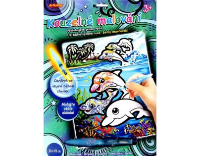 Creatoys Kúzelné maľovanie vodou Delfíny