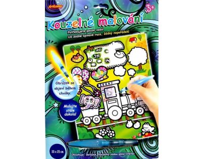 Creatoys Kúzelné maľovanie vodou Mašinka
