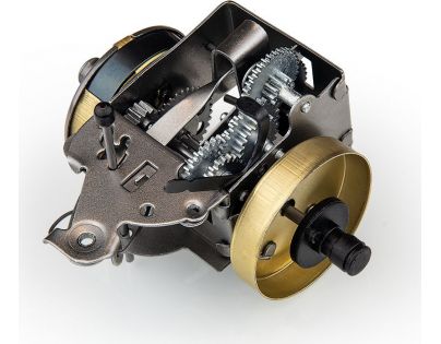Kovap Traktor Zetor s prívesom červený kovové disky