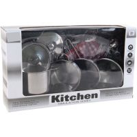 Kovová sada riadu s príslušenstvom 11 ks 2