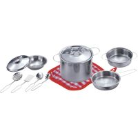 Kovová sada riadu s príslušenstvom 11 ks