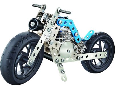 Kovová stavebnica 140 ks - Motorka