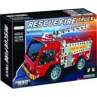 Kovová stavebnica Hasičské auto 292 dielikov - Poškodený obal 2