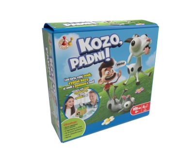 Sparkys Koza, padni! CZ a SK verzia - Poškodený obal
