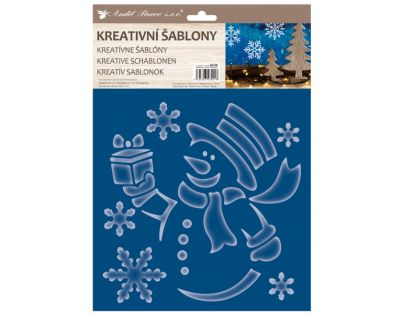 Anděl Kreatívne plastové šablóny Mix motívov č. 1