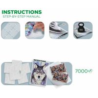 Kreatívna sada Beedz Art - Vlk 7000 2