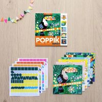 Poppik Kreatívne Samolepkové karty V džungli 2