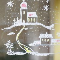 Aladine Kriedové fixy na okna vianočné farby 4