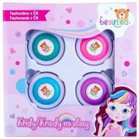 Teddies Kriedy na vlasy beauted 4 ks - Poškodený obal
