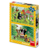 Dino Krtko: Oslava 2x48 Puzzle
